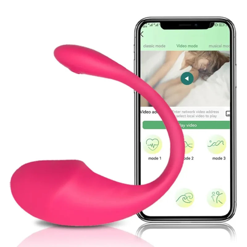 App-Controlled Travel Egg Vibrator
