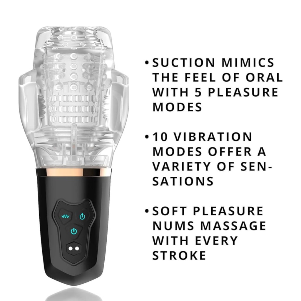 Automatic Suction Vibrating Male Stroker