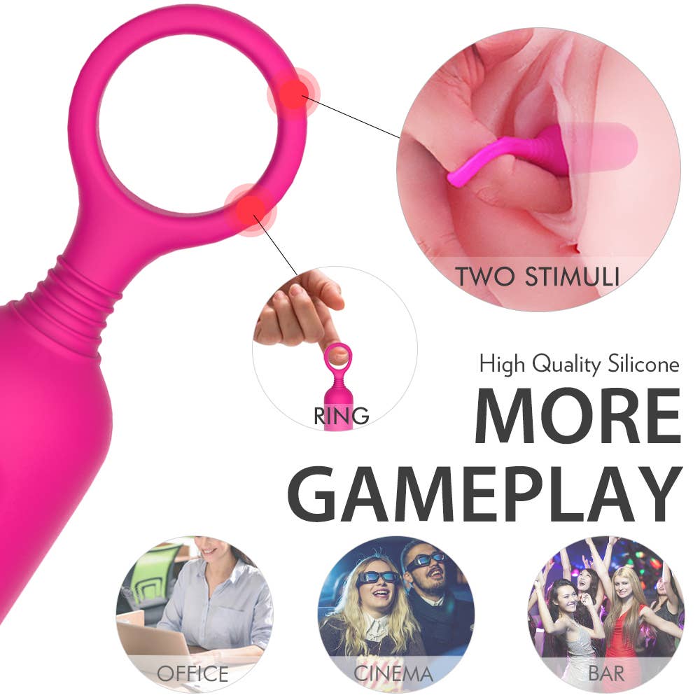 Easy Grip Finger Loop Bullet Vibrator
