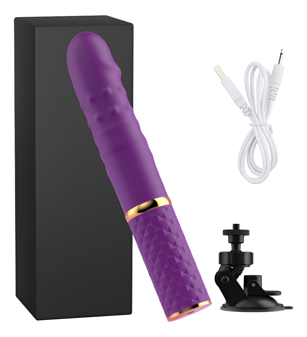 Mini Thrusting Dildo Vibrator for Women Suction Cup G