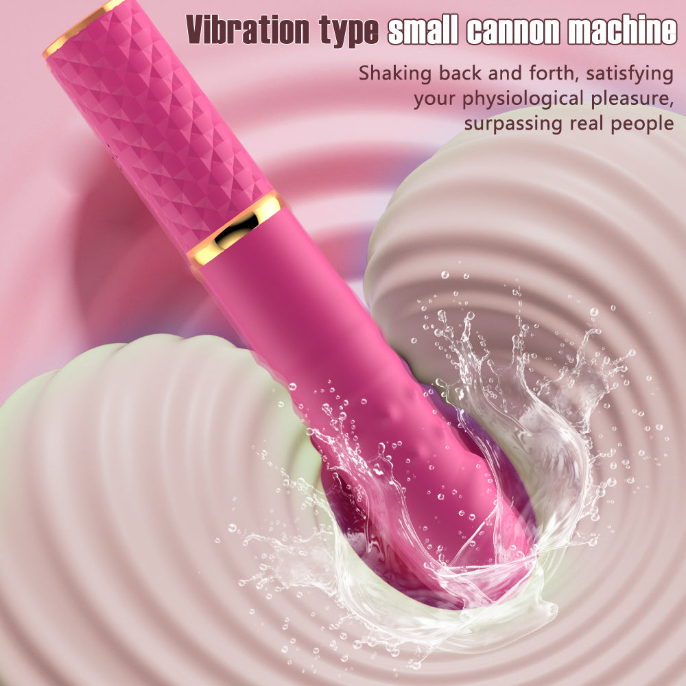 Mini Thrusting Dildo Vibrator for Women Suction Cup G