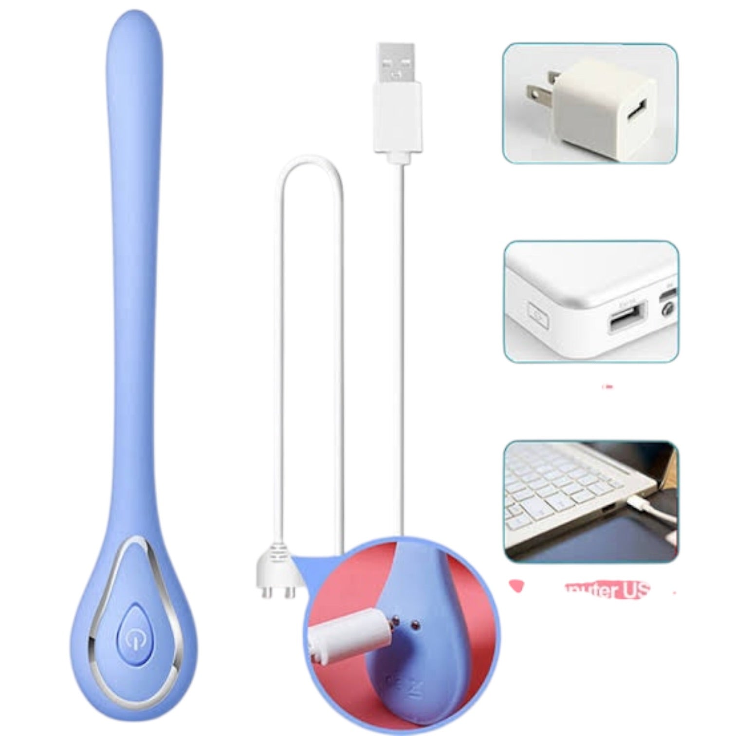 Flexible dual-stimulation vibrator