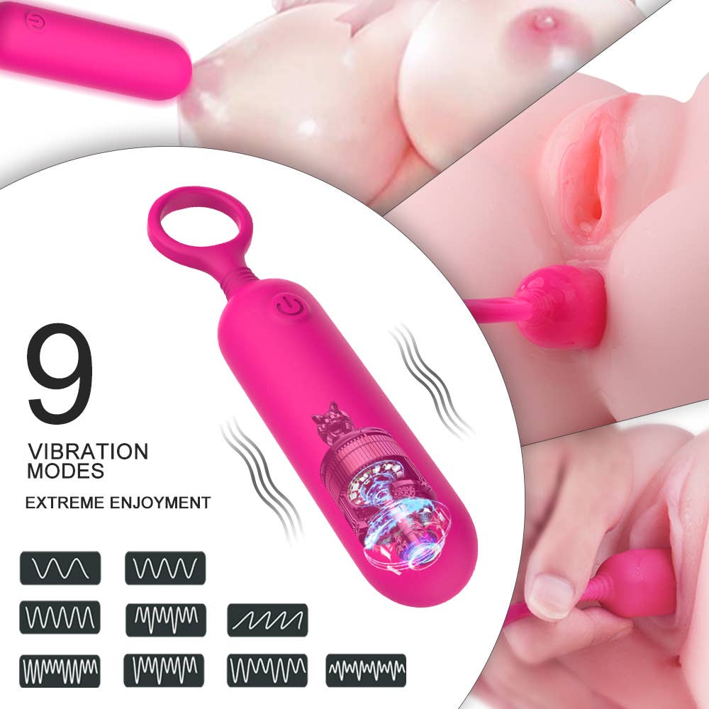 Easy Grip Finger Loop Bullet Vibrator