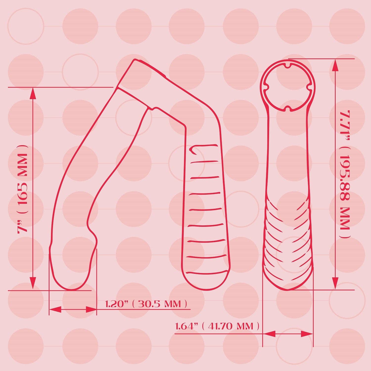 Smartee Flexible Vibrator & Dildo with Easy Reach Handle