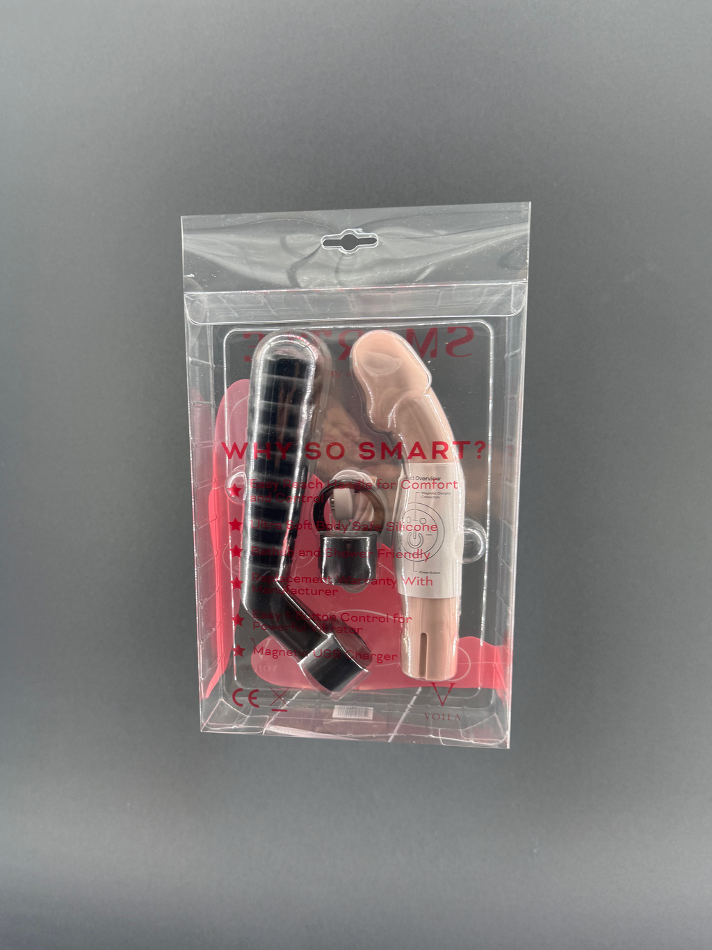 Smartee Flexible Vibrator & Dildo with Easy Reach Handle