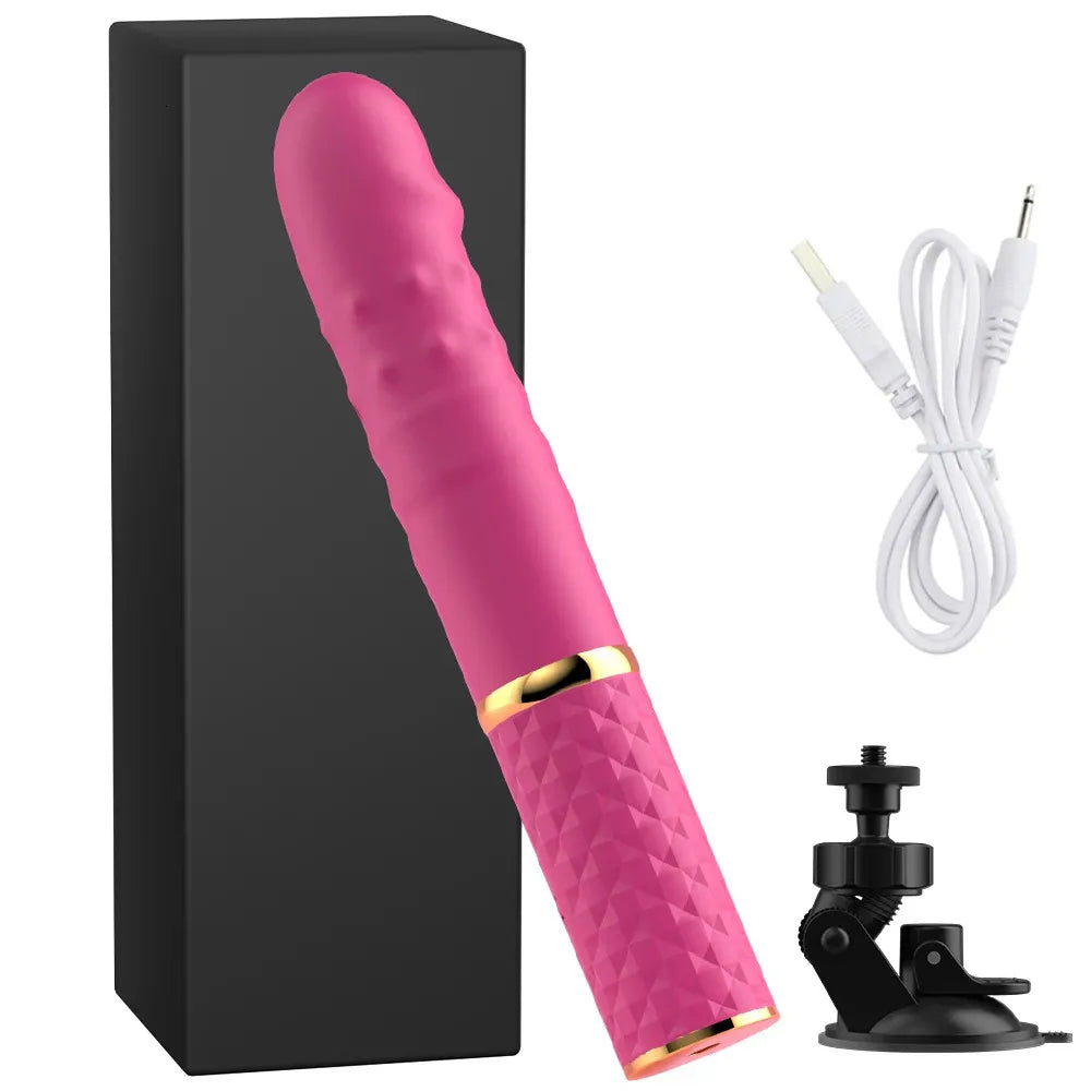 Mini Thrusting Dildo Vibrator for Women Suction Cup G
