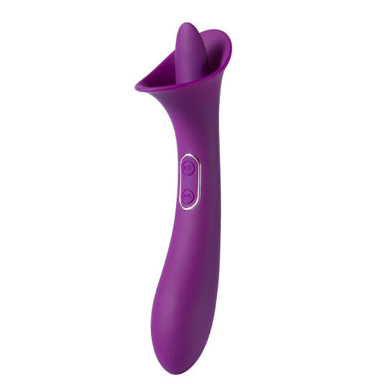 Curved Dual Stimulation Tongue Vibrator
