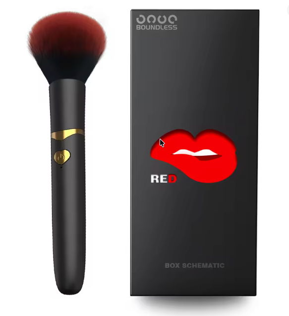 Discrete Makeup Brush Vibrator