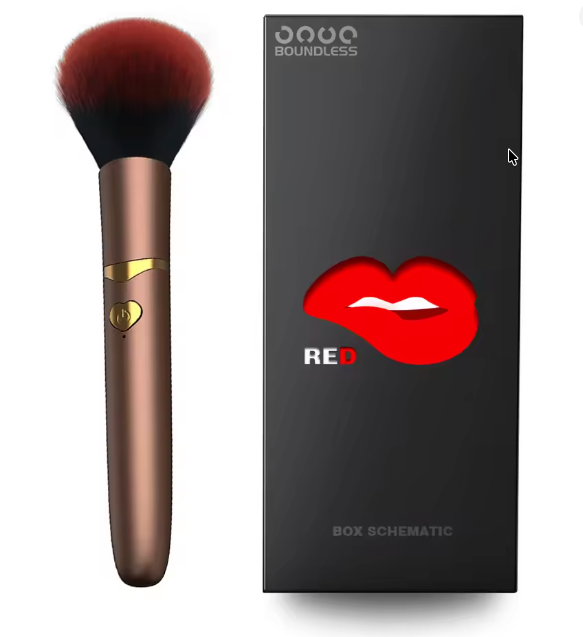 Discrete Makeup Brush Vibrator
