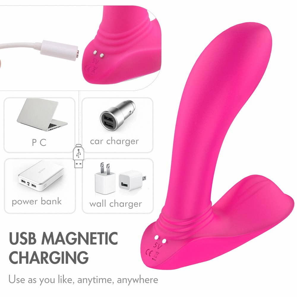 Hands-Free Duo Vibrator